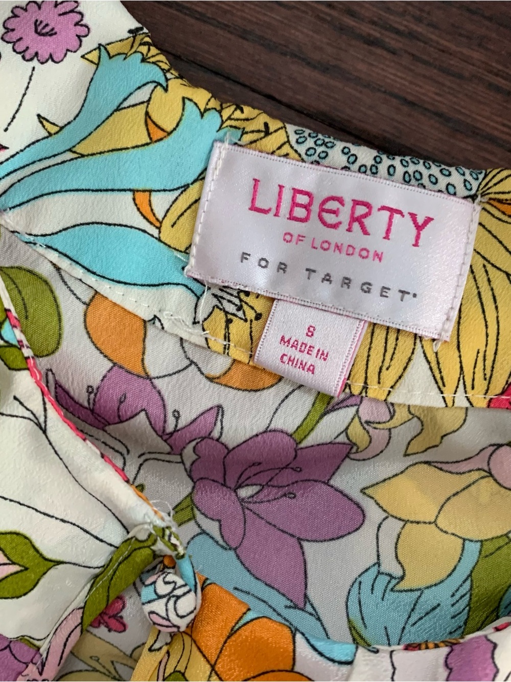Liberty of London for Target ruffled top, size S - Picture 4 of 6